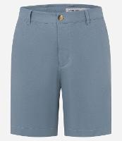 Bermuda Reta em Algodão e Linho com Textura - 1