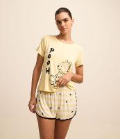 Pijama Short Doll em Viscose Curto com Estampa Ursinho Pooh - 2