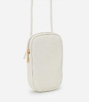 Bolsa Porta Celular Pequena e Texturizada com Alça Tubular - 1