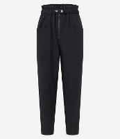 Calça Cenoura Alfaiatada com Elástico e Botões no Cós - 1