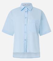 Camisa em Tricoline com Bolso Frontal - 1