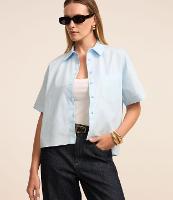 Camisa em Tricoline com Bolso Frontal - 2