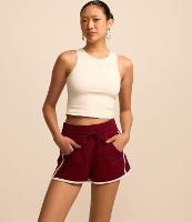 Short em Crepe com Lastex e Listras Contrastantes - 2