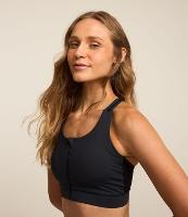 Top Esportivo com Bojo e Alças Finas Transpassadas  Cós Contrastante - 2