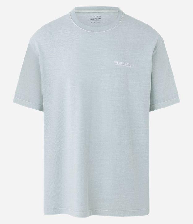 Camiseta Relaxed em Algodão com Estampa de Cogumelos - 1