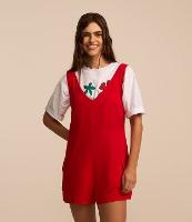 Macaquinho em Viscose com Bolsos Laterais - 1