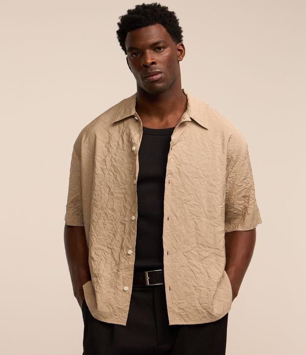 Camisa em Viscose com Efeito Amassado - 1
