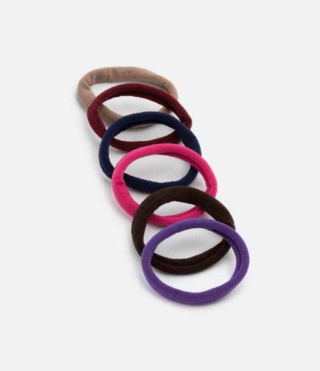 Kit 06 Borrachinhas de Cabelo - 1