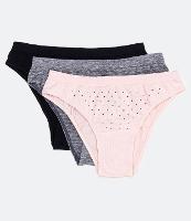 Kit 03 Calcinhas Biquíni em Microfibra sem Costura TriFil - 1