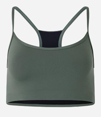 Top Esportivo em Poliamida Sem Bojo e Sem Costura