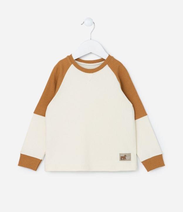 Camiseta Raglan Infantil com Recortes - Tam 1 a 5 Anos - 1