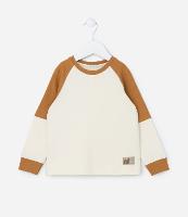 Camiseta Raglan Infantil com Recortes - Tam 1 a 5 Anos - 1