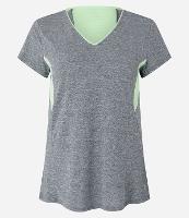 Camiseta Esportiva Alongada com Recortes - 1