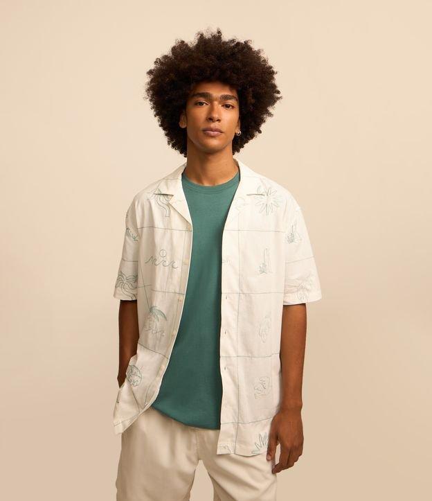 Camisa Relaxed em Tricoline com Bordado - 2