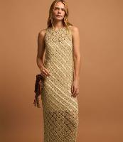 Vestido Midi em Tricô com Detalhes Texturizados - 2