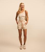 Short Baggy em Sarja com Cinto Cordão - 3