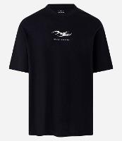 Camiseta Relaxed em Algodão com Estampa Lettering - 1