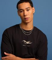 Camiseta Relaxed em Algodão com Estampa Lettering - 2