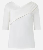 Blusa Ombro a Ombro com Decote Transpassado - 1