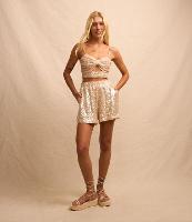 Short Curto em Paetê com Cós Elástico - 2