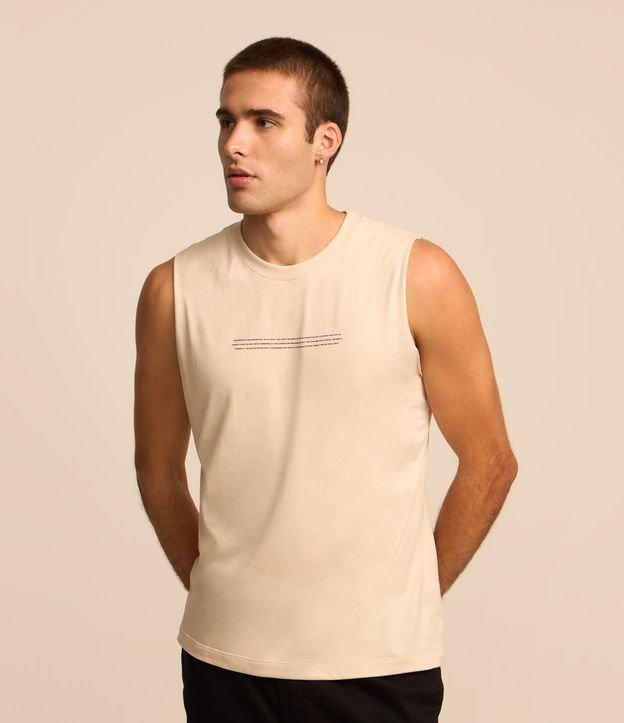 Regata Comfort em Algodão com Estampa Photoprint de Montanha - 1