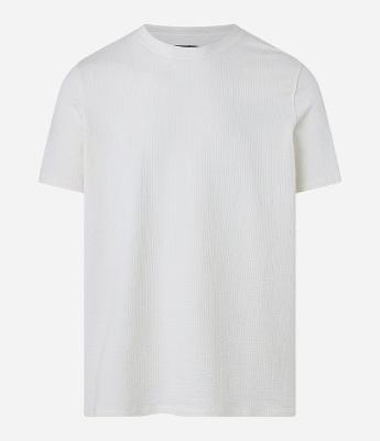 Camiseta Regular em Ana Ruga com Textura