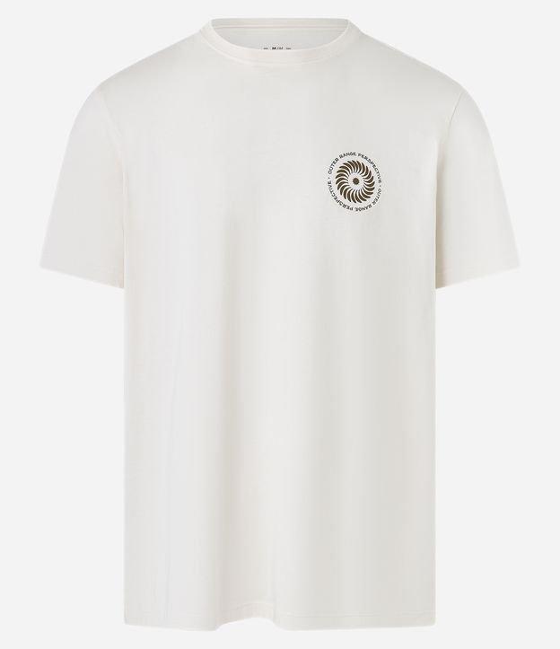 Camiseta Comfort em Algodão Peruano Estampa Espiral - 1