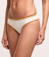 Biquíni Básico com Bordado Contrastante nas Bordas - 1