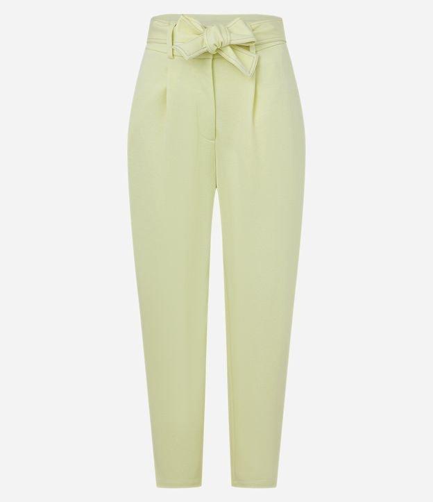 Calça Cenoura em Piquet com Faixa para Amarração - 1