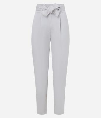 Calça Cenoura em Piquet com Faixa para Amarração