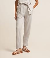 Calça Cenoura em Piquet com Faixa para Amarração - 2