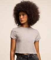 Blusa Boxy Cropped em Algodão com Abertura nas Costas - 2