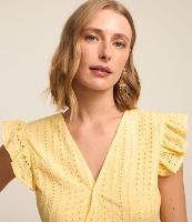 Blusa Sem Manga em Laise com Babado na Cava - 2