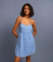 Vestido Curto em Viscose Floral Liberty e Lastex nas Costas - 2