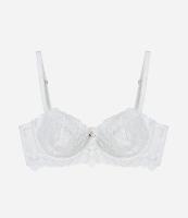 Sutiã Sem Bojo Com Aro e Tule Bordado e Florzinha Central - 2