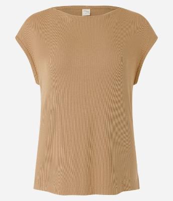 Blusa Sem Manga em Ribana com Franzido