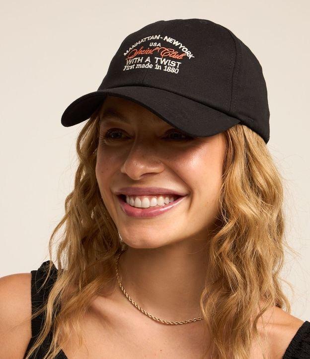 Boné Aba Curva com Estampa Social Club - 2