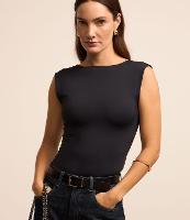 Blusa Sem Manga em Poliamida com Costas Decotadas - 2