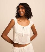 Blusa em Viscose com Amarração e Entremeios - 3