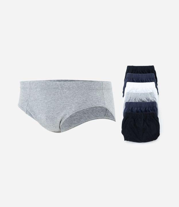 Kit 07 Cuecas Selene Slip em Algodão - 1