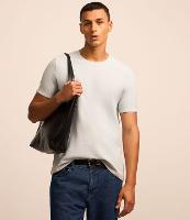 Camiseta Slim em Algodão com Textura Canelada - 1