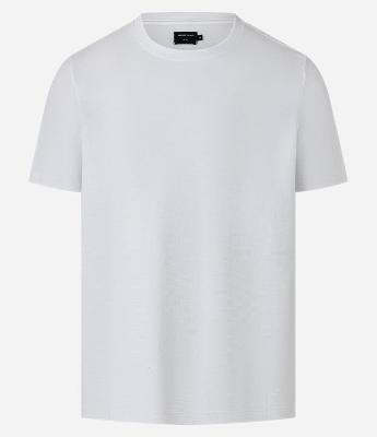 Camiseta Slim em Algodão com Textura Canelada