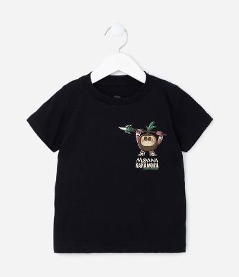 Camiseta Comfort Infantil com Estampa Kakamora - Tam 2 a 5 Anos