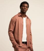 Camisa Comfort em Poliviscose com Textura Vertical - 3