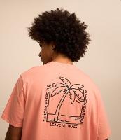 Camiseta Comfort em Algodão com Estampa de Coqueiro - 2