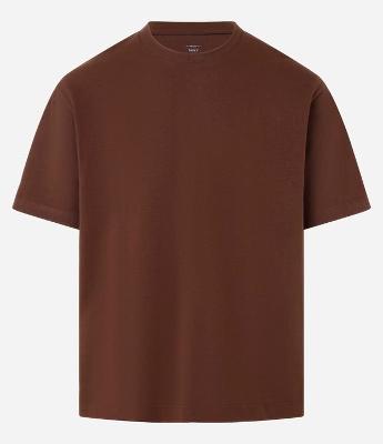 Camiseta Boxy em Ultra Cotton com Gola Redonda