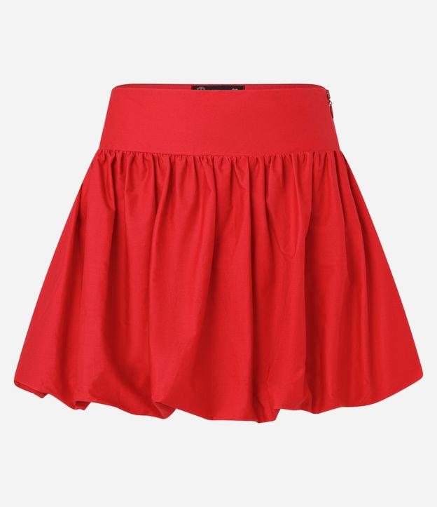 Mini Saia Balonê em Tricoline - 1