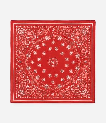 Lenço Bandana em Tricoline com Estampa