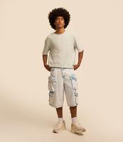 Bermuda Baggy em Jeans com Multi Bolsos - 2