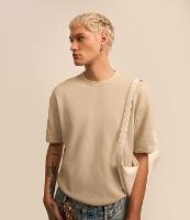 Camiseta Relaxed em Malhão Estonado com Textura Mini Waffle - 2